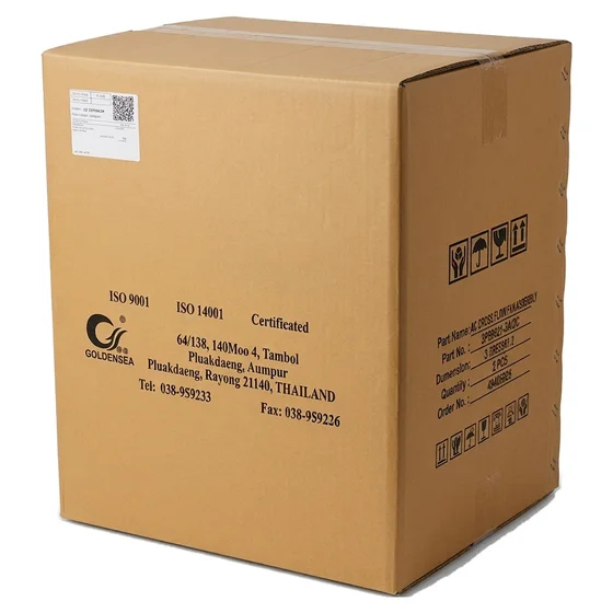 Jumbo Size Used Carton Box Golden-T (Double Wall) 540 x 440 x 630mm - Quinocycle packaging supplies Malaysia